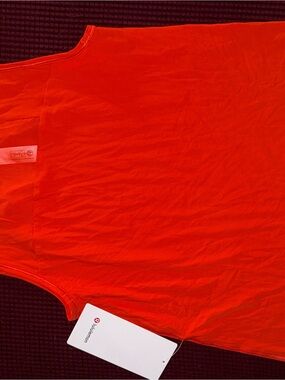 Lululemon Bright Orange tank and pants set